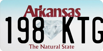 AR license plate 198KTG