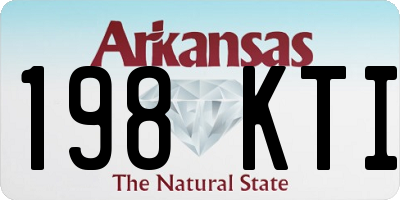 AR license plate 198KTI