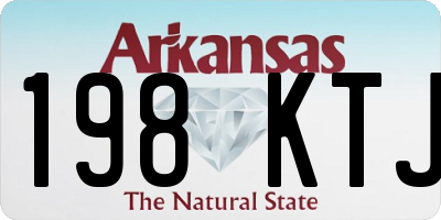 AR license plate 198KTJ