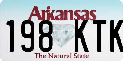 AR license plate 198KTK