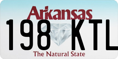 AR license plate 198KTL
