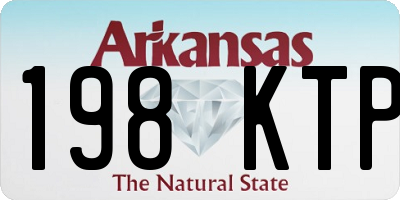 AR license plate 198KTP
