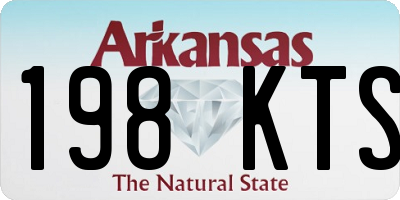 AR license plate 198KTS