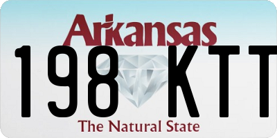 AR license plate 198KTT