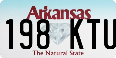 AR license plate 198KTU