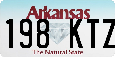 AR license plate 198KTZ