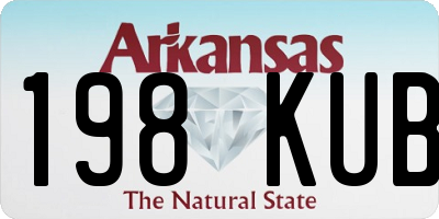 AR license plate 198KUB