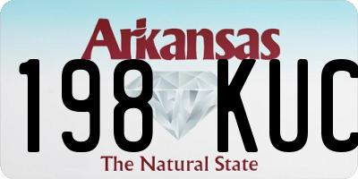 AR license plate 198KUC