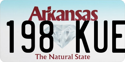 AR license plate 198KUE