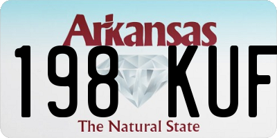 AR license plate 198KUF