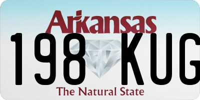 AR license plate 198KUG