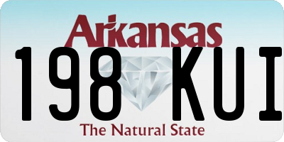 AR license plate 198KUI