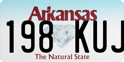 AR license plate 198KUJ