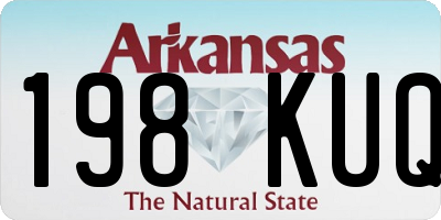 AR license plate 198KUQ