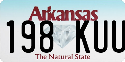 AR license plate 198KUU