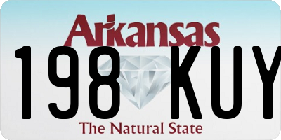 AR license plate 198KUY