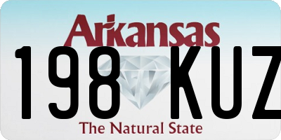 AR license plate 198KUZ