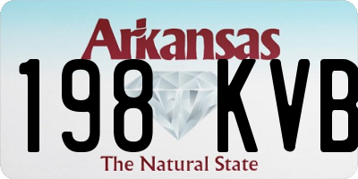 AR license plate 198KVB