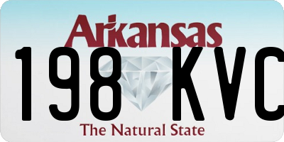 AR license plate 198KVC