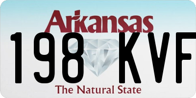 AR license plate 198KVF