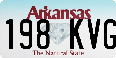 AR license plate 198KVG