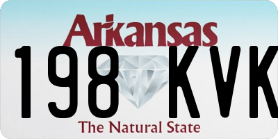 AR license plate 198KVK