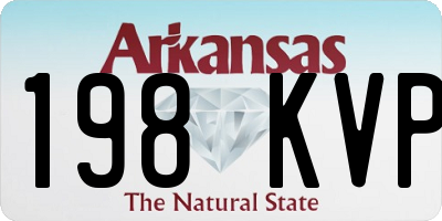 AR license plate 198KVP
