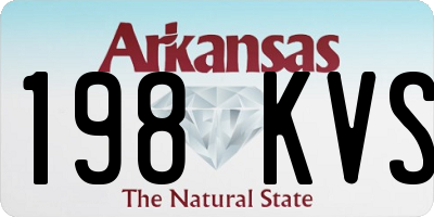 AR license plate 198KVS
