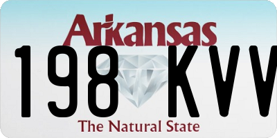 AR license plate 198KVV