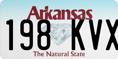 AR license plate 198KVX