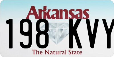 AR license plate 198KVY