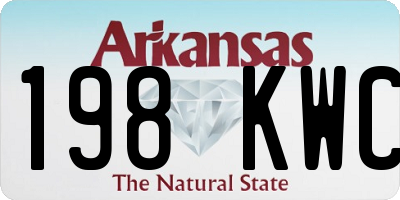 AR license plate 198KWC