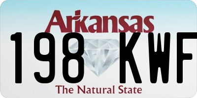 AR license plate 198KWF