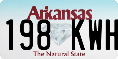 AR license plate 198KWH