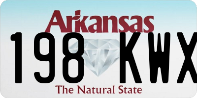 AR license plate 198KWX