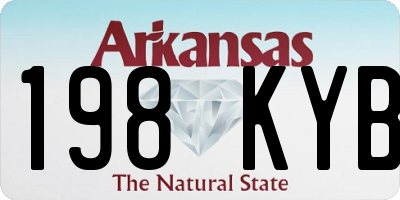 AR license plate 198KYB