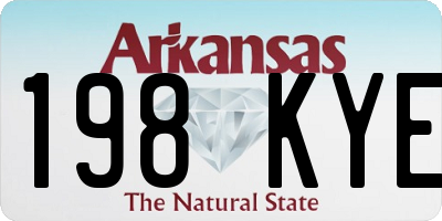 AR license plate 198KYE
