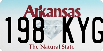 AR license plate 198KYG