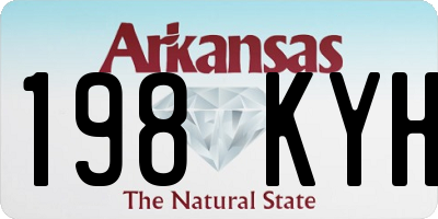 AR license plate 198KYH