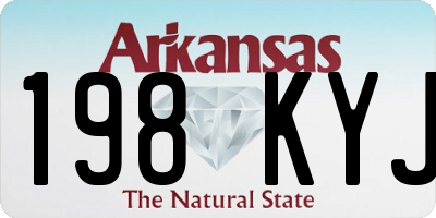 AR license plate 198KYJ