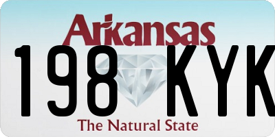 AR license plate 198KYK