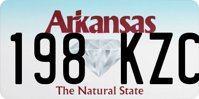 AR license plate 198KZC