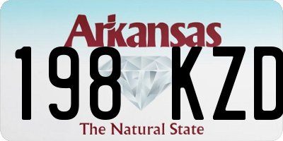 AR license plate 198KZD