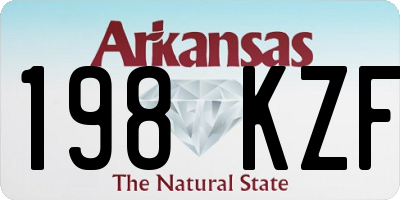 AR license plate 198KZF