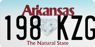 AR license plate 198KZG
