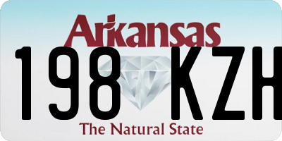 AR license plate 198KZH