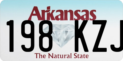 AR license plate 198KZJ