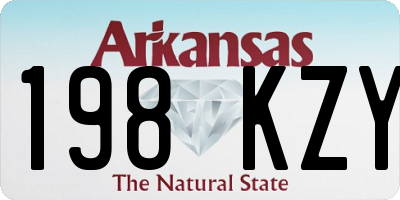 AR license plate 198KZY