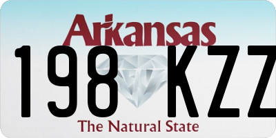 AR license plate 198KZZ