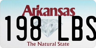 AR license plate 198LBS